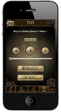 I Am T-Pain Play Screen