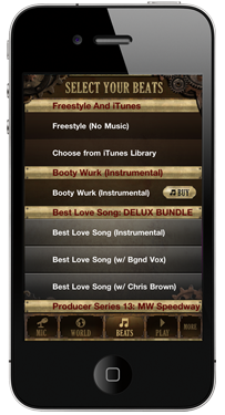 I Am T-Pain Beats Screen