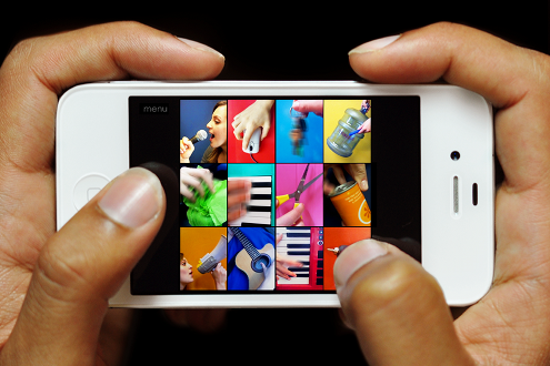 Remix your own video sets or play with hundreds of free video sets