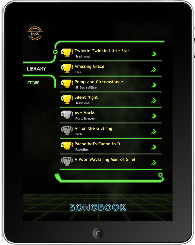 Magic Fiddle Songbook Screen