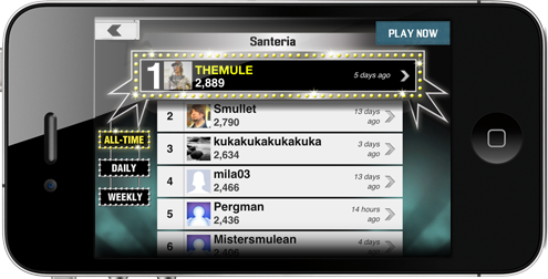 Level up to unlock achievements and badges, earn new songs