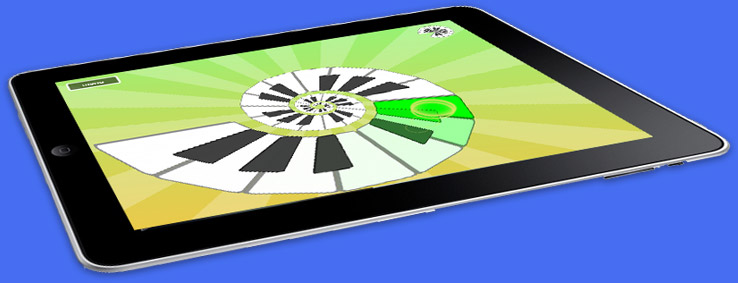 Enjoy the magic of Magic Piano on an iPad.